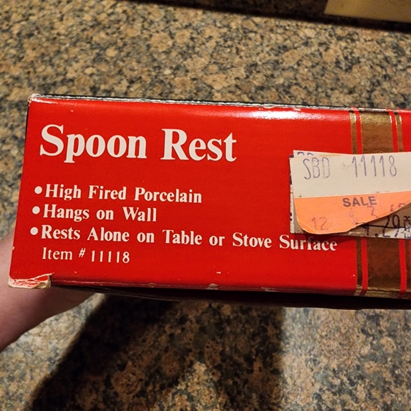 Vintage Salem Christmas Eve Spoon Rest - Picture 5 of 9